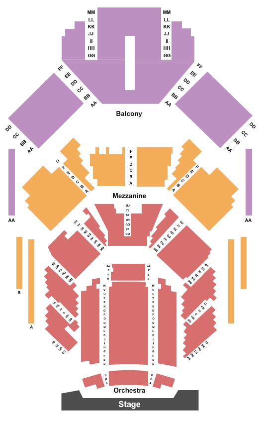 Atwood Concert Hall The Nutcracker Seating Chart